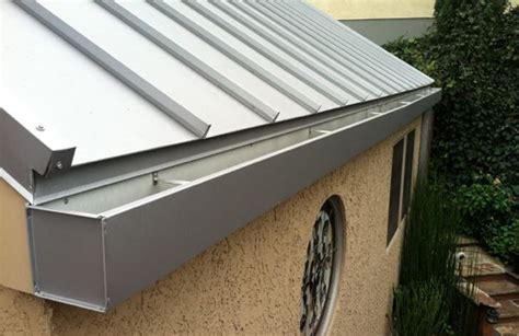 show me the drop box metal gutter system|gutters for metal buildings.